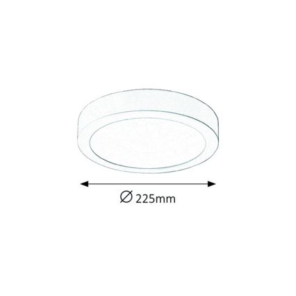 Rabalux - Plafonnier LED LED/18W/230V