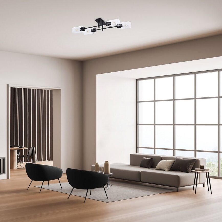 Rabalux - Aufgesetzte Deckenleuchte 4xE27/40W/230V 21,5x82 cm