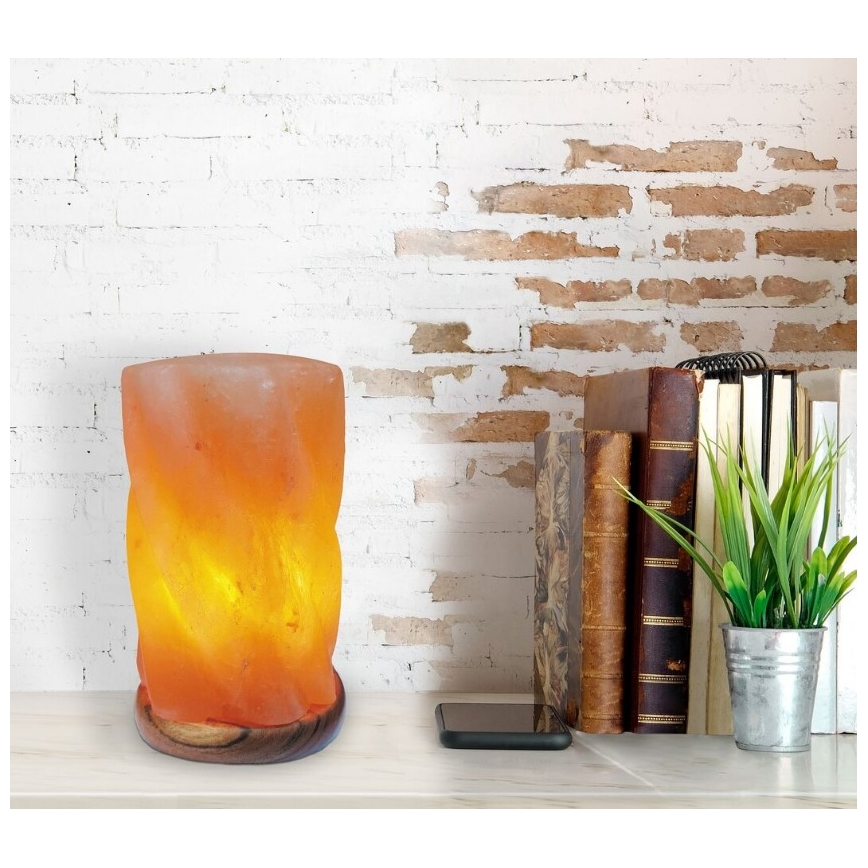 Rabalux - Lampada al sale 1xE14/15W/230V acacia 3,6 kg