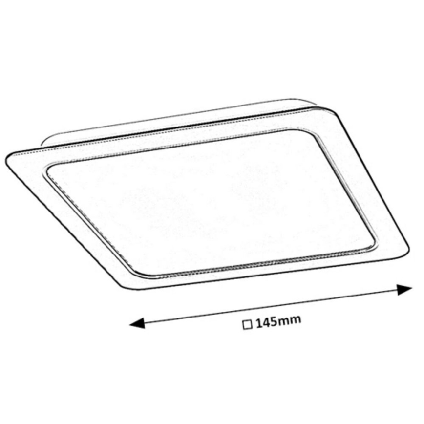 Rabalux - Spot encastrable LED/12W/230V 14,5x14,5 cm