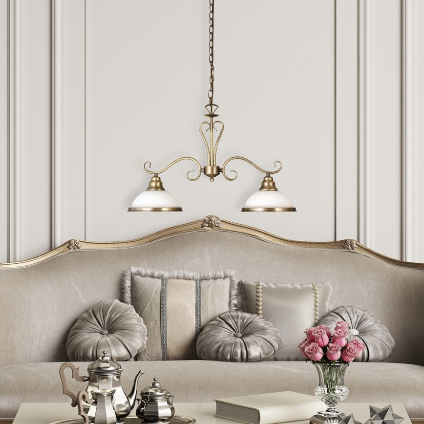 Rabalux - Lampadario 2xE27/60W/230V