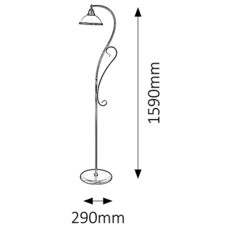 Rabalux - Lampadaire 1xE27/60W/230V