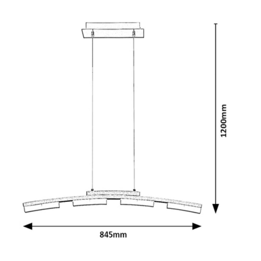 Rabalux - Lampadario LED dimmerabile su corda LED/20W/230V