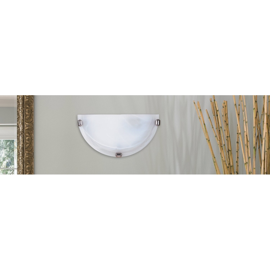 Rabalux - Applique murale 1xE27/60W/230V en verre d'albâtre