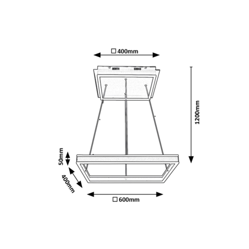 Rabalux - Lampadario LED su corda LED/60W/230V