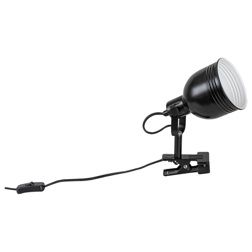 Rabalux - Spot avec pince 1xE14/25W/230V noir