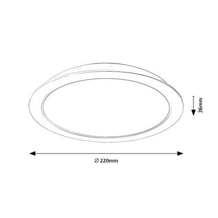 Rabalux - Faretto LED da incasso LED/24W/230V d. 22 cm