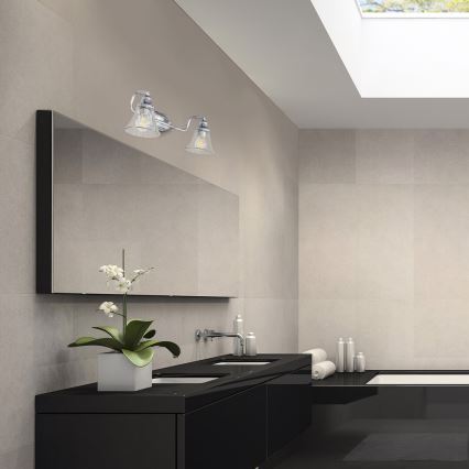 Rabalux - Faretto da bagno 2xE14/40W/230V IP44