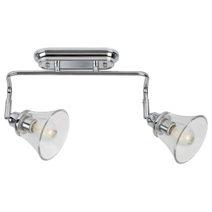 Rabalux - Faretto da bagno 2xE14/40W/230V IP44