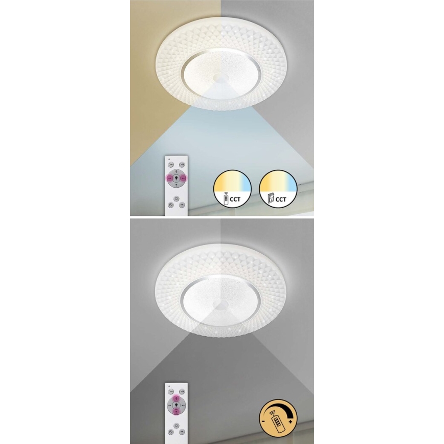 Rabalux - LED dimmbare Deckenleuchte LED/72W/230V 3000-6500K + Fernbedienung