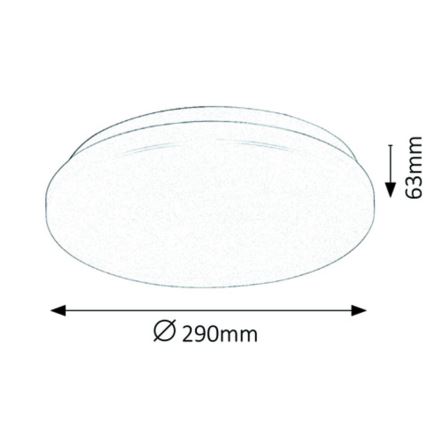 Rabalux - Plafonnier LED LED/20W/230V