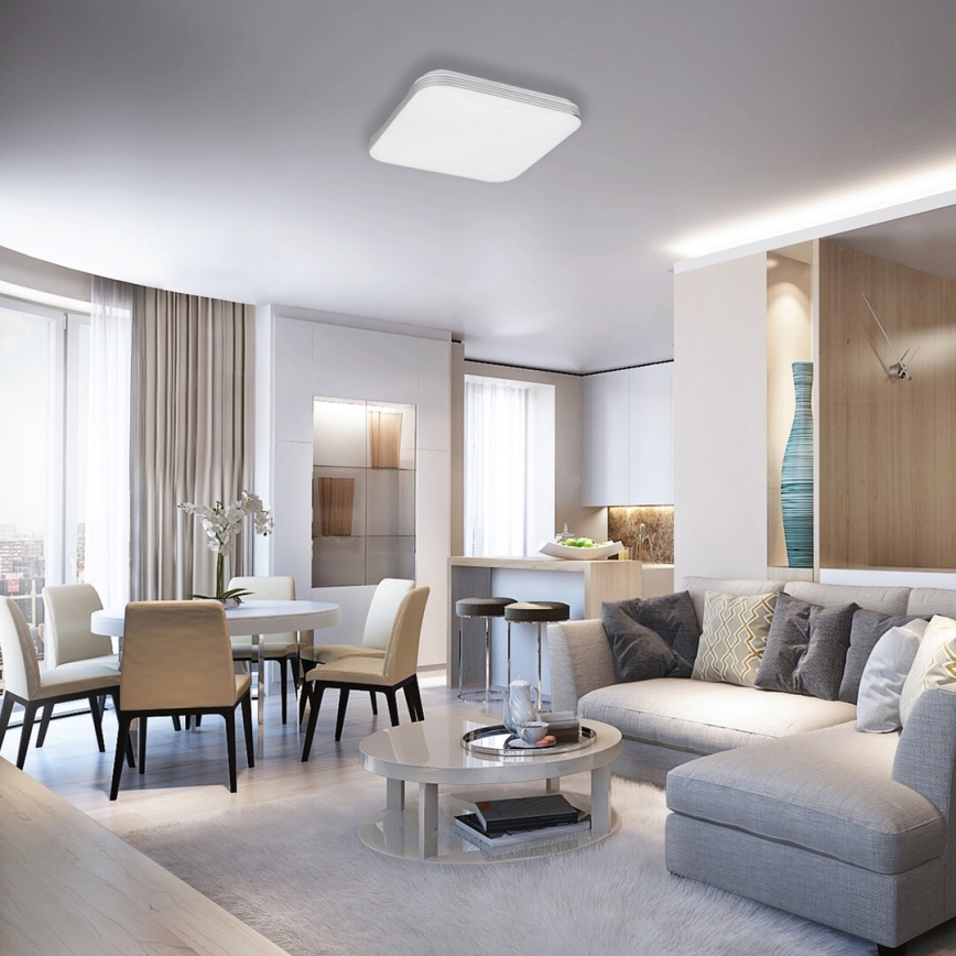 Rabalux - LED-Deckenleuchte, 36 W, 230 V, eckig, 53 x 53 cm