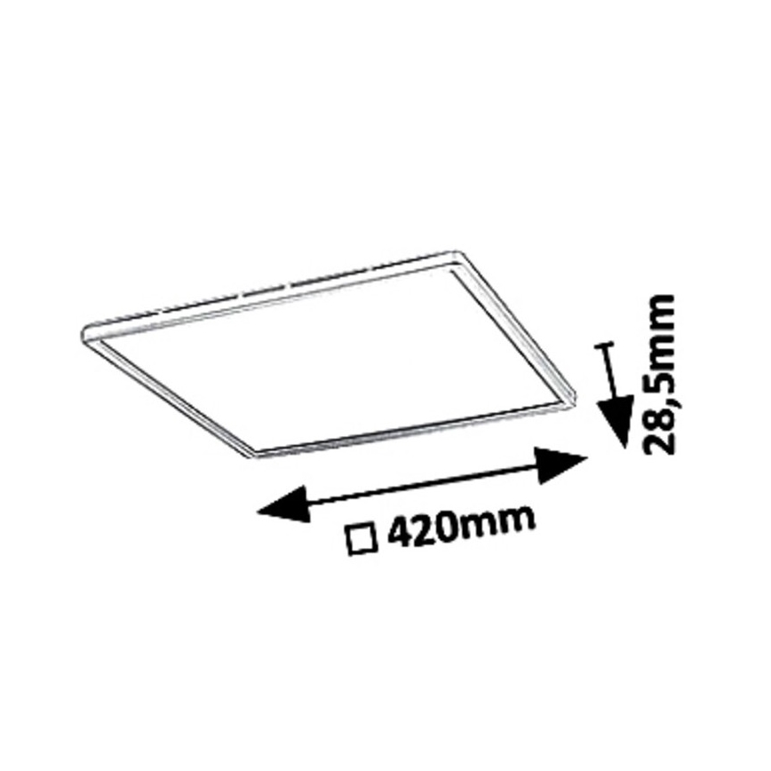 Plafonnier à intensité variable LED/22W/230V