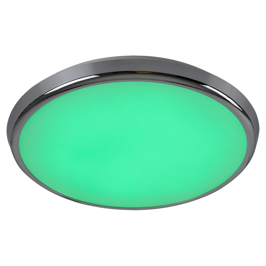 Rabalux - Dimmbare LED-RGB-Deckenleuchte für das Badezimmer LED/18W/230V d 30 cm 3000-6500K IP44 + Fernbedienung