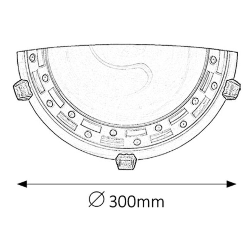 Rabalux - Applique 1xE27/60W/230V