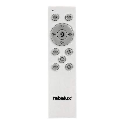 Rabalux - Dimmbare LED-RGB-Deckenleuchte mit Lautsprecher LED/24W/230V Wi-Fi + Fernbedienung