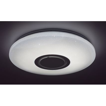Rabalux - Plafoniera LED RGB dimmerabile con altoparlante integrato LED/24W/230V Wi-Fi Tuya + telecomando Ø 40 cm