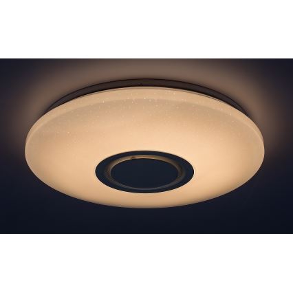 Rabalux - Plafonnier RGB à intensité variable avec haut-parleur LED/24W/230V Wi-Fi Tuya + Télécommande