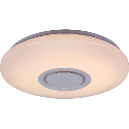 Rabalux - Plafonnier LED RGB dimmable avec haut-parleur, 24 W/230 V, Wi‑Fi Tuya + télécommande, Ø 40 cm