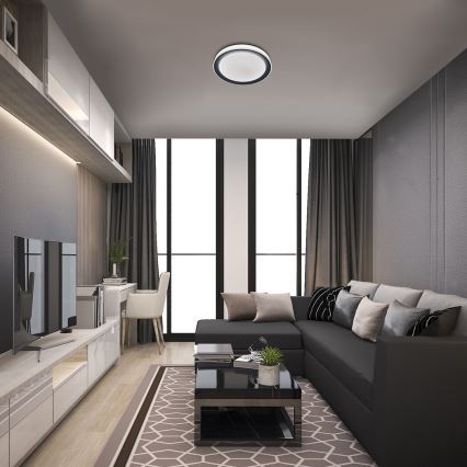 Rabalux - dimmbare RGB-LED-Deckenleuchte LED/40W/230V 2700-6500K Wi-Fi Tuya Ø 51 cm + Fernbedienung