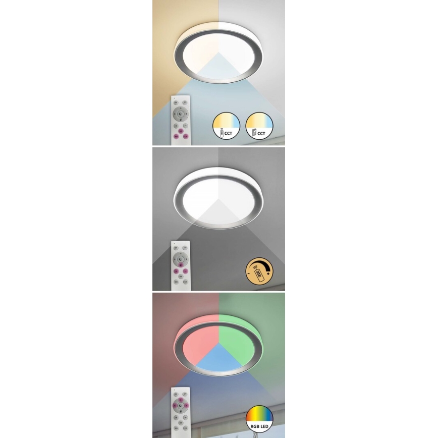 Rabalux - Plafoniera LED RGB dimmerabile LED/40W/230V 2700-6500K Wi-Fi Tuya  + telecomando