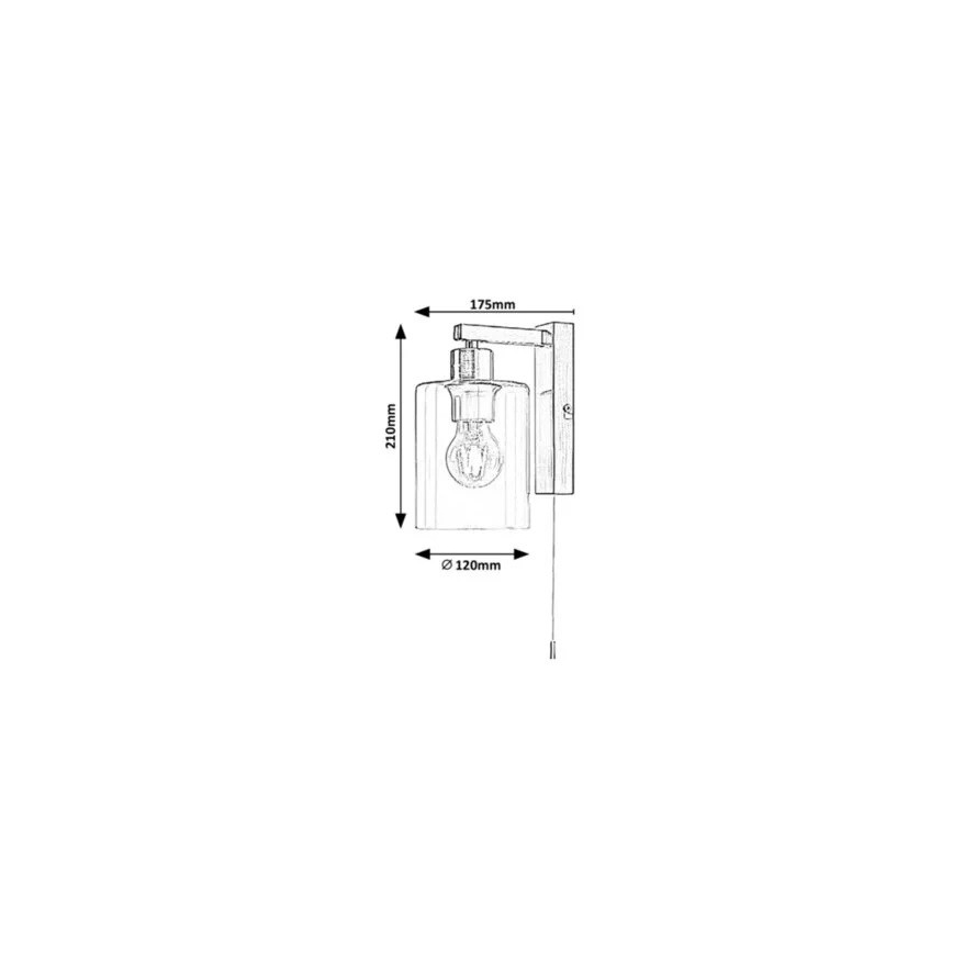 Rabalux - Applique 1xE27/40W/230V