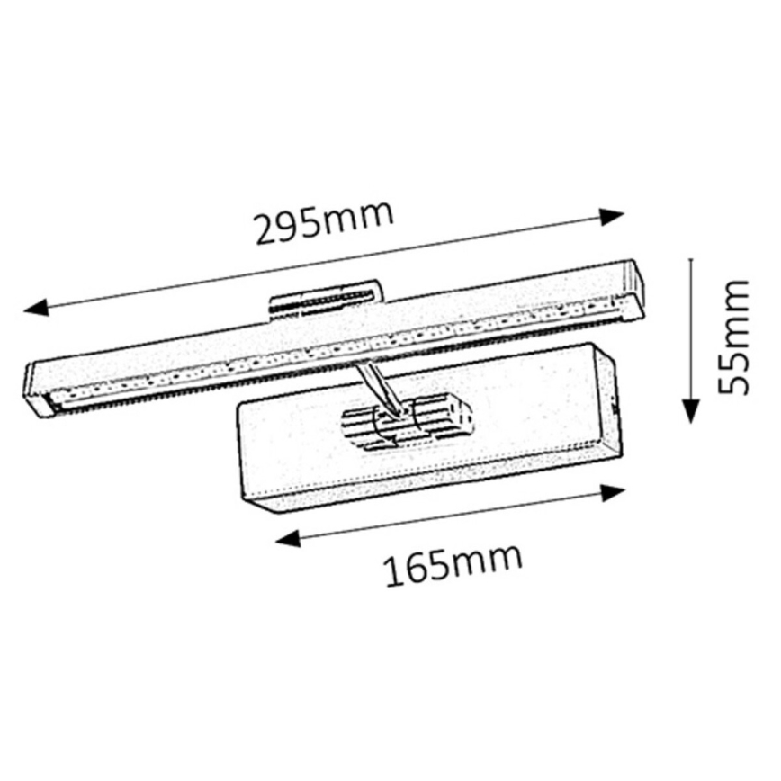 Rabalux - Applique LED pour tableau LED/5W/230V