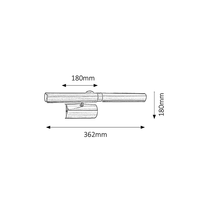 Rabalux - Lampada quadro 2xE14/40W/230V