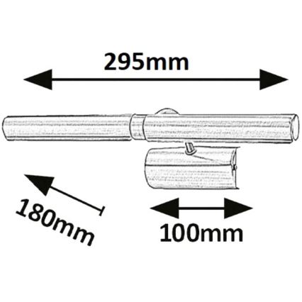 Rabalux - Illuminazione LED per quadri 2xG9/2W/230V