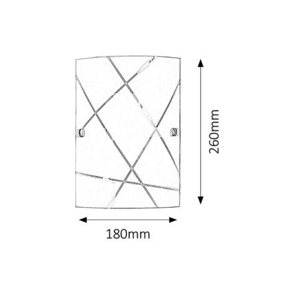 Rabalux - Applique 1xE27/60W/230V