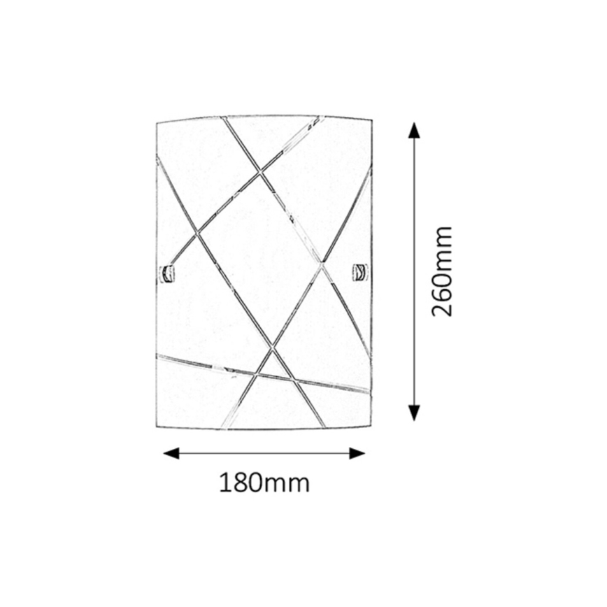 Rabalux - Applique 1xE27/60W/230V
