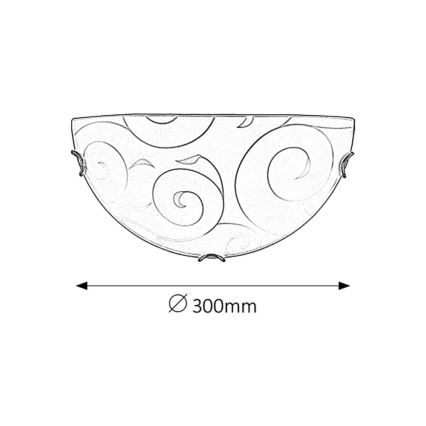 Rabalux - Applique murale 1xE27/60W/230V