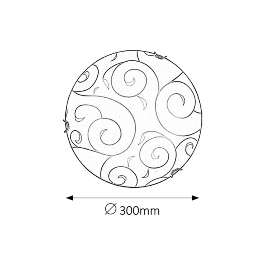 Rabalux - Applique 1xE27/60W/230V
