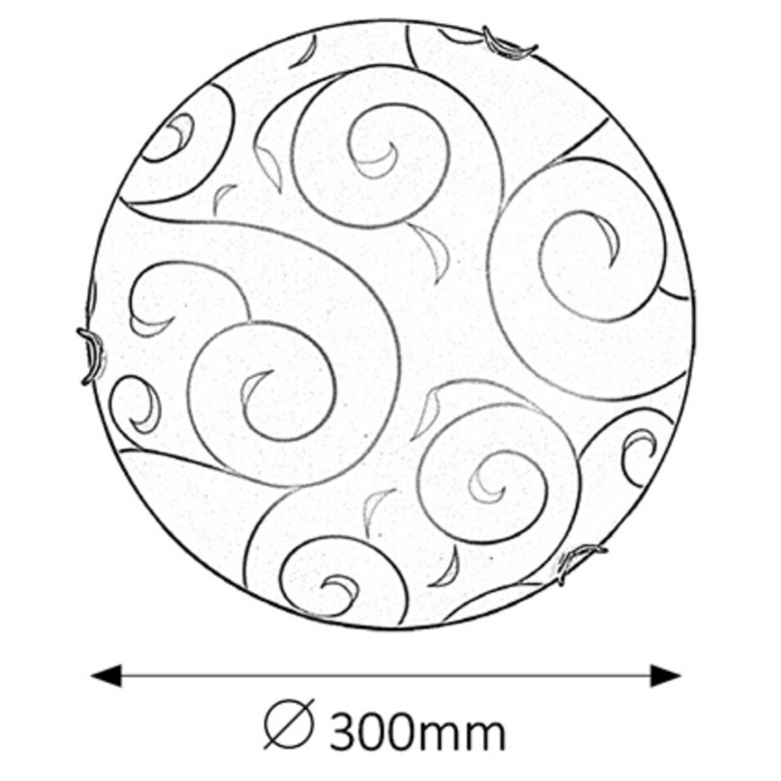 Rabalux - Applique 1xE27/60W/230V