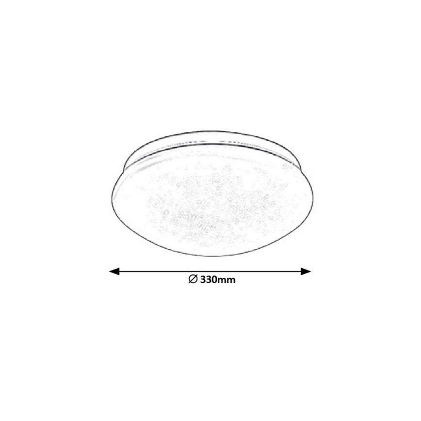 Rabalux - Plafonnier LED/18W/230V