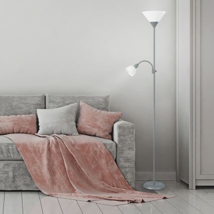 Rabalux - Lampadaire 1xE27/100W+E14/25W