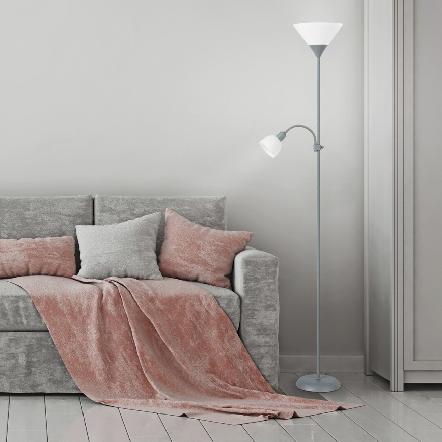 Rabalux - Lampadaire 1xE27/100W+E14/25W