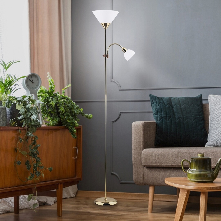 Rabalux - Lampadaire 1xE27/100W+E14/25W