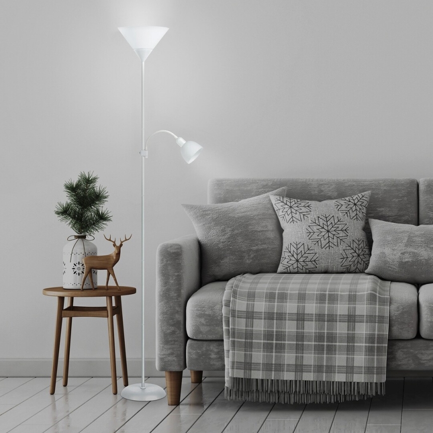 Rabalux - Lampadaire 1xE27/100W+E14/25W