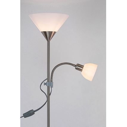Rabalux - Lampada da terra 1xE27/100W+E14/25W