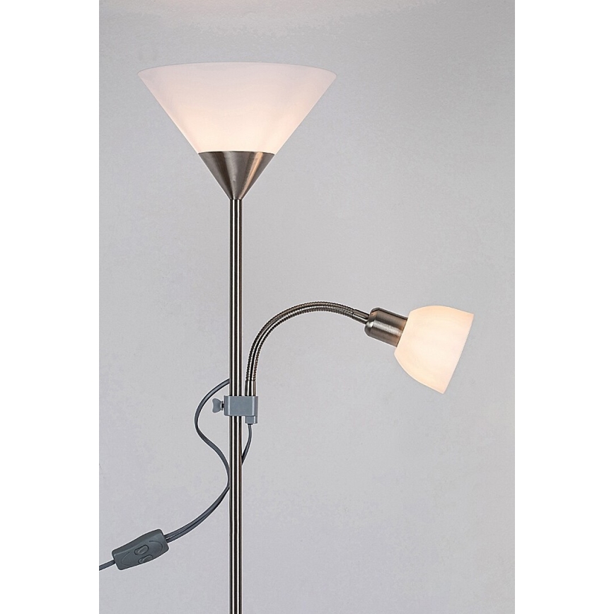 Rabalux - Lampada da terra 1xE27/100W+E14/25W
