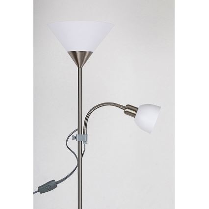 Rabalux - Lampada da terra 1xE27/100W+E14/25W