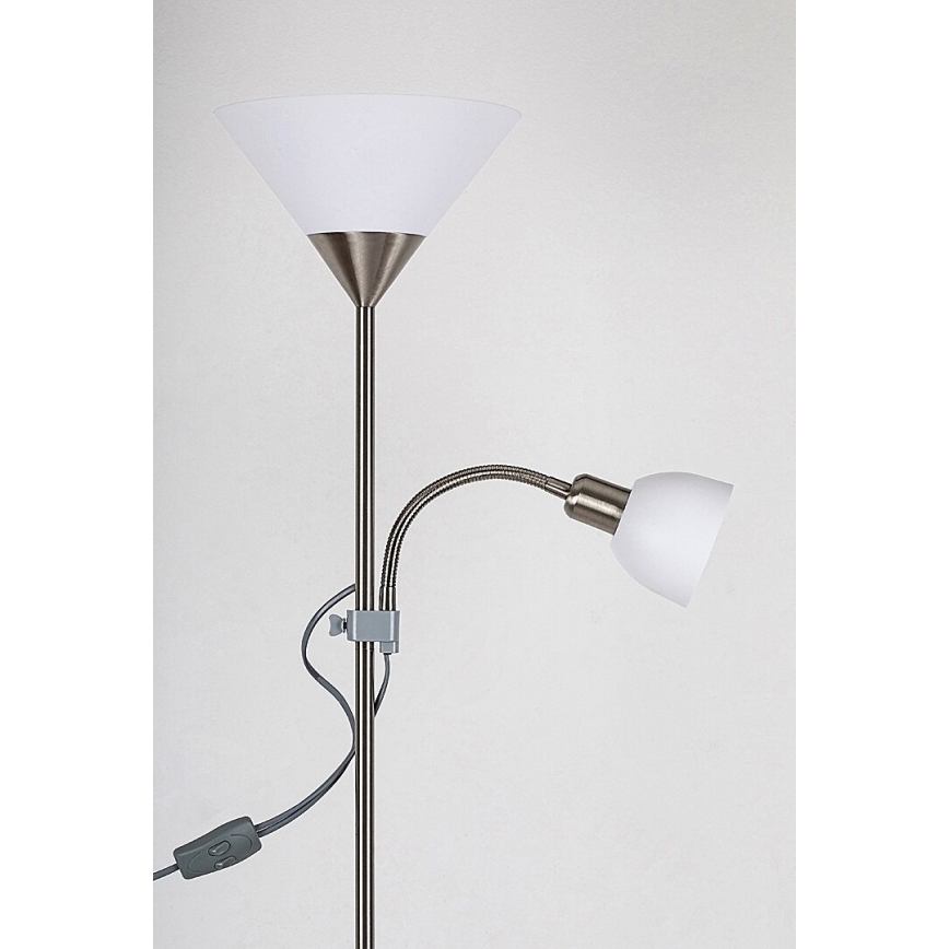 Rabalux - Lampada da terra 1xE27/100W+E14/25W