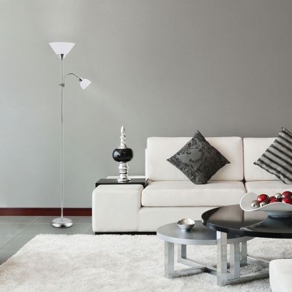 Rabalux - Lampadaire 1xE27/100W+E14/25W