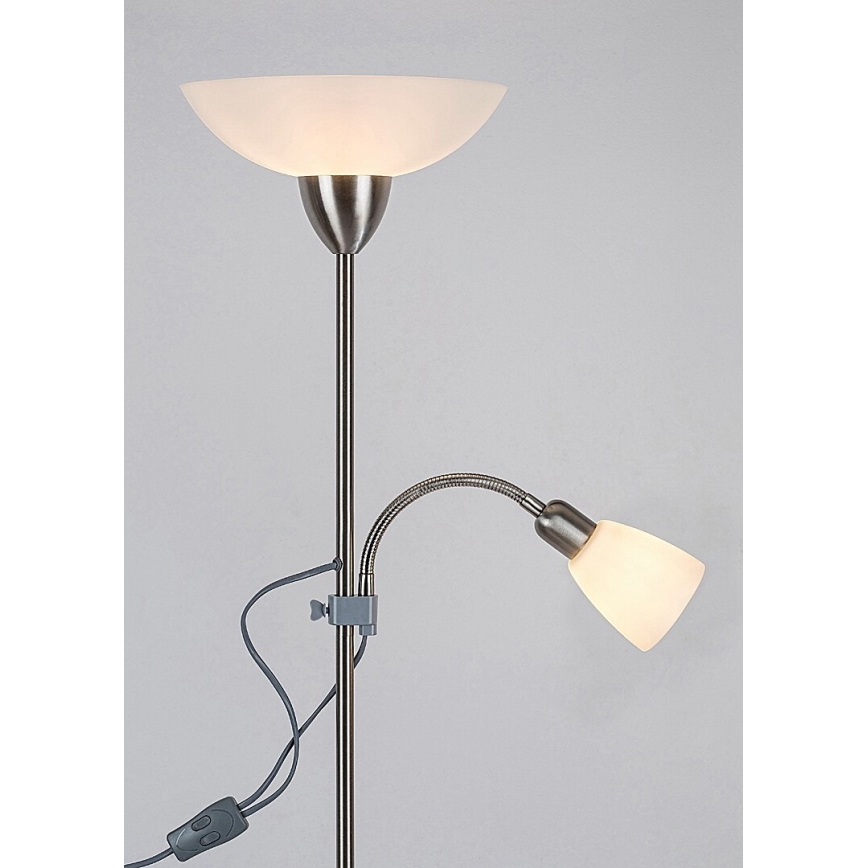 Rabalux - Lampada da terra 1xE27/60W+E14/40W