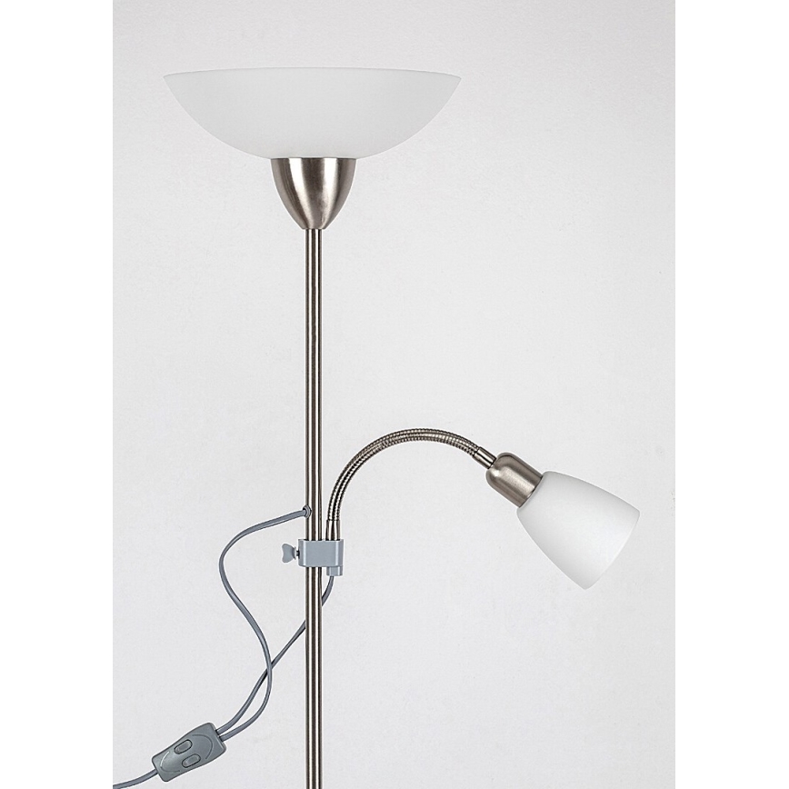 Rabalux - Lampada da terra 1xE27/60W+E14/40W