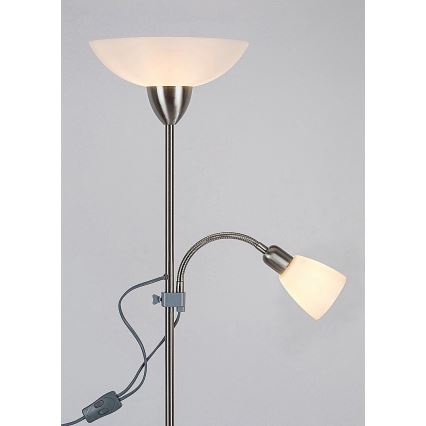 Rabalux - Lampadaire 1xE27/60W+E14/40W