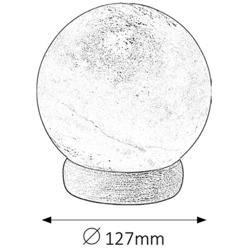Rabalux - Lampada al sale 1xE14/15W/230V acacia 2,6 kg