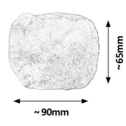 Rabalux - Lampe en sel - Porte-bougie 0,6 kg