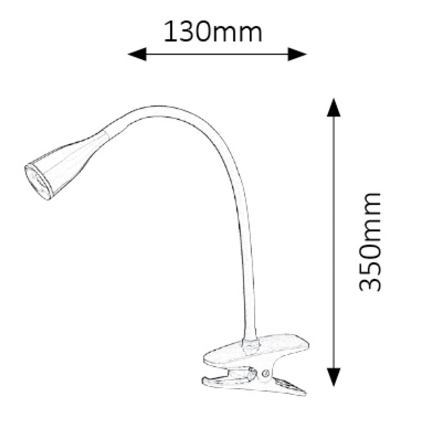 Rabalux - Lampe de table LED à pince 1xLED/4,5W/230V